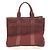 Borsa Tote Petite Santu di Hermès Bordò - vista 2