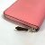 Cartera con cremallera redonda Azap Long Silk'in de Hermès Rosa - vista 3