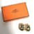 Orecchini a clip in smalto verde Hermès  - vista 2