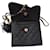 Chanel Borsa a tracolla Double Flap Nero Gold hardware - vista 11
