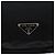 PRADA Schultertasche Nylon Schwarz Silber Authentisch bs28236 - Ansicht 14