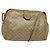 Céline Borsa a Spalla in Tela Macadam CELINE PVC Beige Oro Auth 133587 D'oro