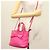 PRADA Borsa a Mano Nylon 2 vie Rosa Oro Auth 135626 D'oro - vista 24