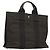 Hermès HERMES Handtasche Her Line aus grauem Canvas Auth 135663 Braun