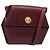 Céline Borsa a Spalla in Pelle Bordeaux Oro Auth sw1315 D'oro Bordò