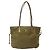 Borsa Tote PRADA in nylon khaki oro Auth 133051 D'oro Cachi - vista 2