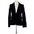 Claudie Pierlot Blazer de algodón azul marino
