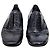 Scarpe in pelle blu brogue Prada - vista 3