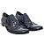 Scarpe in pelle blu brogue Prada - vista 4