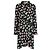 Diane von Furstenberg Wickelkleid mit Blumenmuster Schwarz Mehrfarben