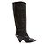 Botas Isabel Marant Lamsy Negro EU37 Botas de Cuero Estilo Cowboy UK4 US6.5