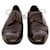 Scarpe in pelle brogue Prada Marrone  - vista 3
