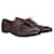 Scarpe in pelle brogue Prada Marrone  - vista 4