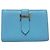 Tarjetero compacto mini Bearn de Hermès Azul