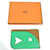 Hermès Hermes Bicolor Chevre Leather Passport Cover Brown Multiple colors Green  - view 2