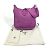 Borsa a Spalla Hermès Evelyn II GM Porpora Fuschia - vista 13