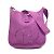 Borsa a Spalla Hermès Evelyn II GM Porpora Fuschia - vista 2