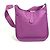Borsa a Spalla Hermès Evelyn II GM Porpora Fuschia - vista 3