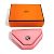 Monedero Quatre Coin Levain de Hermès Rosa - vista 11