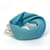 Hermès HERMES Medor Torsade Petit H Bracelet Silvery Light blue  - view 5