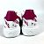 Sneakers Time Out Louis Vuitton Rosa Bianco - vista 3
