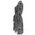 Mini abito camicia stampato in seta nera di Diane Von Furstenberg Nero - vista 2