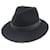 Hermès Fedora in Coniglio Hermes Nero Pelliccia