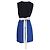 Abito Mini Wrap Gracie Bow in Viscosa Blu di Diane Von Furstenberg - vista 3