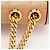 Borsa a spalla mini Deco in pelle di vitello Gucci Marrone Beige - vista 10