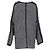 Autre Marque Chloe Strickcape mit Taschen aus grauem Mohair - Ansicht 4