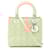 Dior Lady Dior Leather Handbag Pink  ref.2411132