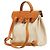 Hermès Zaino Hermes Herbag Ad PM Toile H in pelle Ash Marrone Beige - vista 2