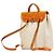 Hermès Herbag Ad MM Toile H Leder Rucksack Braun - Ansicht 2