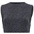 Vestido Mini Shift Estampado Akris en Lana Gris - vista 2