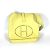 Borsa a tracolla Hermès Evelyn 3 GM D'oro Giallo