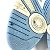 Sneakers basse in pelle blu da uomo Louis Vuitton Bianco - vista 14
