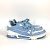 Sneakers basse in pelle blu da uomo Louis Vuitton Bianco - vista 4