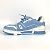 Sneakers basse in pelle blu da uomo Louis Vuitton Bianco - vista 6