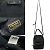 Mini borsa a spalla in tela e pelle con logo Duetto di Prada Nero - vista 3