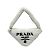 Tote Bolso de mano de toalla con logo triangular Prada Blanco