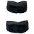 Borsa semi a spalla in tela con logo triangolare Prada e catena in plastica Nero - vista 7