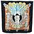 Hermès HERMES Carré 90 Sciarpa Buddha Carnevale Nero Multicolore - vista 2
