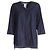 Camisa Max Mara de algodón denim azul con bordado de lentejuelas negras