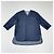 Camisa Max Mara de algodón denim azul con bordado de lentejuelas negras - vista 3