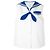 Camicia Marc Jacobs Bianca e Blu in Stile Marinaio in Cotone Bianco