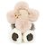 Louis Vuitton Doudou Vivienne Plüschspielzeug Braun Beige Aus weiß