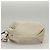 SAINT LAURENT Borsa a Spalla Teddy Small in Pelle Bianca Argento Auth BA4161 Bianco - vista 5