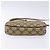 Borsa Gucci GG Supreme Web Sherry Line in PVC Beige Oro 007 58 6112 Auth ep9956 D'oro - vista 9