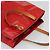 LOUIS VUITTON Monogram Vernis Reade MM Borsa a Mano Rossa M91086 LV Auth bs28208 Rosso - vista 6