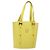 Borsa tote in pelle MCM Studs oro giallo lime Auth 133982 D'oro